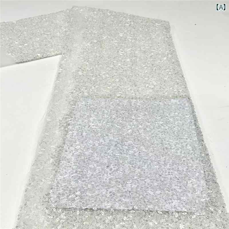 レース 生地 ビーズ チューブ スパンコール キラキラ キラキラ キラキラ 刺繍 ドレス ウェディングドレス アフリカ