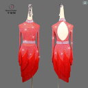 ラテン ダンス 衣装 レディース パフォーマンス 競技会 キッズ 女子 ドレス 魅惑 長袖 黒