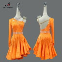 ラテン ダンス 衣装 レディース パフォーマンス 競技会 キッズ 女子 高度 ドレス 花柄 ドレス ソロ ブラック プール