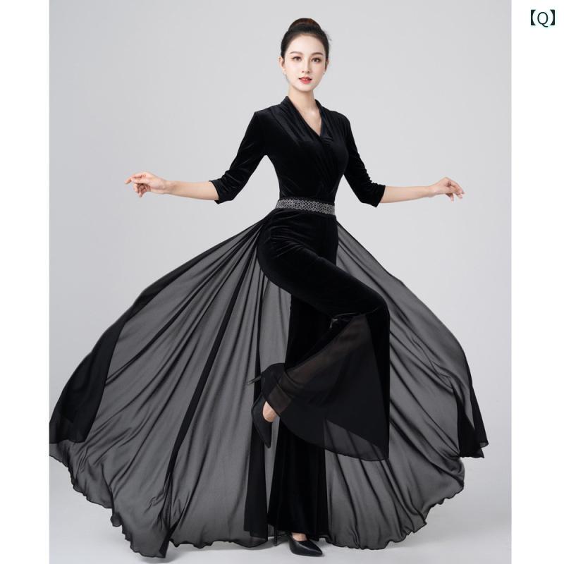 ダンス 衣装 レディース ゴールド 起毛 ボディスーツ ガードル ステージ バレエ 練習 トレーニング スーツ トレーニング