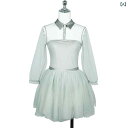 フィギュア スケート 衣装 子供 女子 大人 レディース パフォーマンス 服 スケート 服 競技 スカート シルバーグレー ウェディングドレス