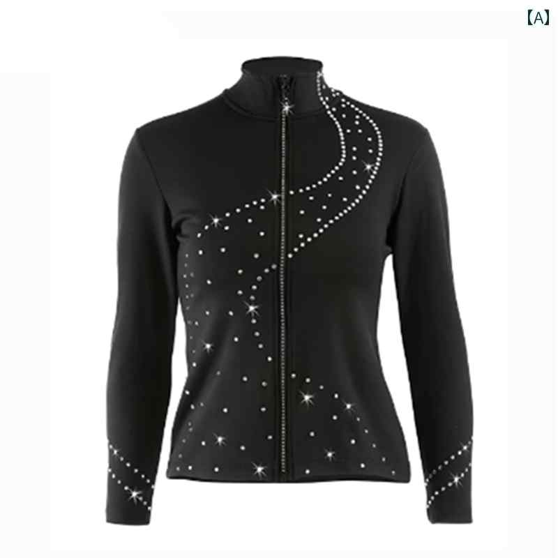 フィギュア スケート トレーニング 練習着 服 女子 スケート 服 子供 大人 フリース スーツ 高 ストレッチ 防水 トップスス