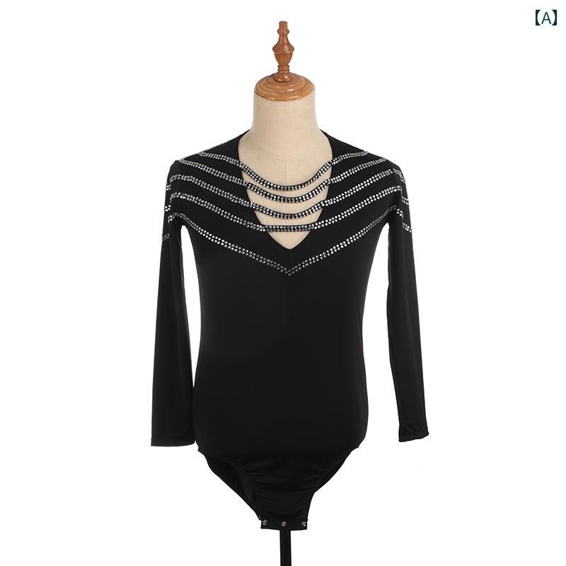 フィギュア スケート 衣装 男の子 メンズ 子供 大人 ワンピース スーツ 少年 パフォーマンス 服 競技 グレード ブラック