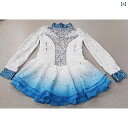 フィギュア スケート 衣装 子供 女子 大人 レディース 服 パフォーマンス 服 パフォーマンス スカート 競技 グラデーション