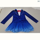 フィギュア スケート 衣装 子供 女子 大人 レディース 服 パフォーマンス 服 競技 スカート スーツ フェイク 二枚