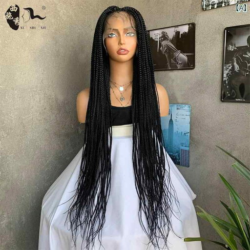 ウィッグ かつら ステージ パフォーマンス コスプレ 変装 アフリカ ドレッドヘア 3本 編み フル レース フル レース ボックス 編み込み ヘア ウィッグ かつら ステージ パフォーマンス コスプレ 変装 アフリカ ドレッドヘア 3本 編み フル レース フル レース ボックス 編み込み ヘア
