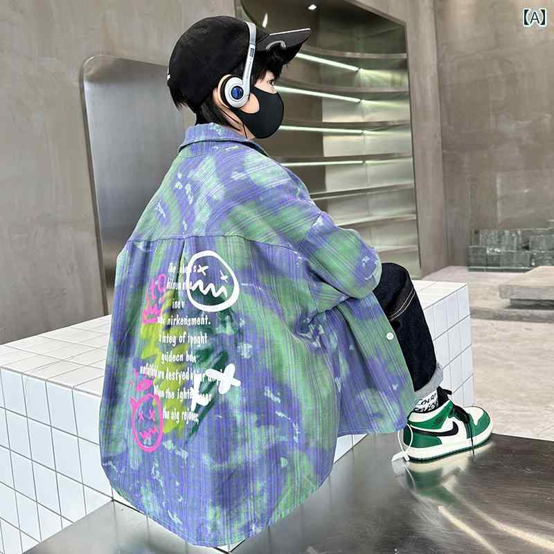 アウター 男の子 おしゃれ カジュアル キッズ シャツ 春秋 チェック 韓国 秋 シャツ ジャケット