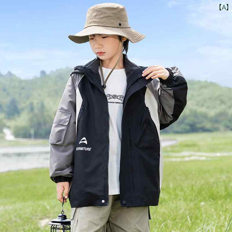 アウター 男の子 おしゃれ カジュアル キッズ ジャケット スリーインワン ジャケット 春秋 大きめ 秋 制