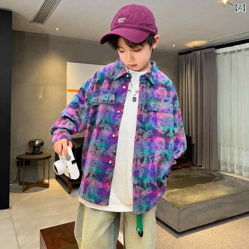 アウター 男の子 おしゃれ カジュアル キッズ シャツ ジャケット 秋 ジャケット 秋 トップス 洋風 春秋..