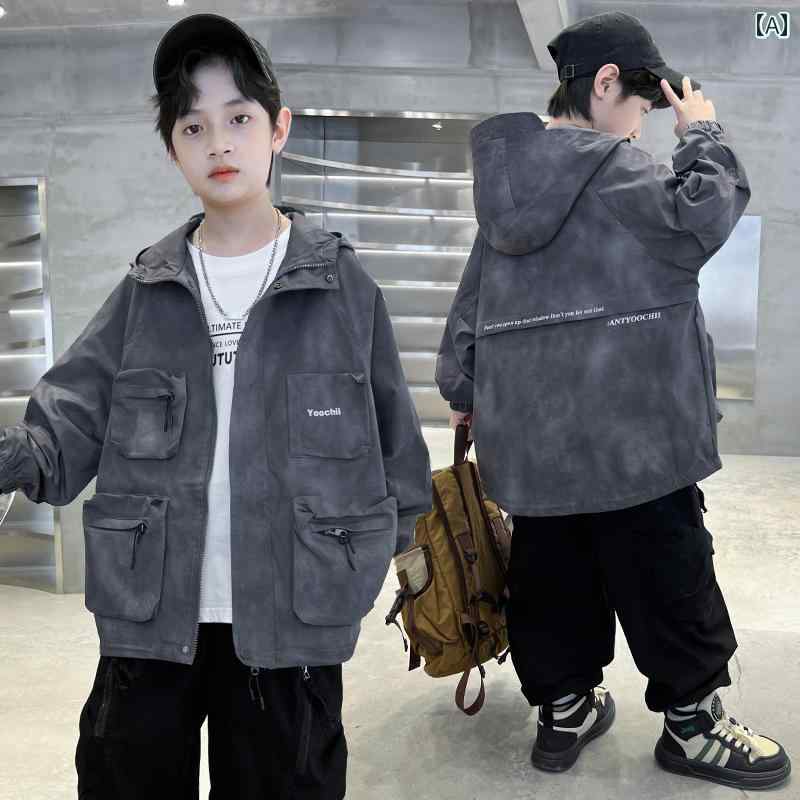 アウター 男の子 おしゃれ カジュアル キッズ 秋 ジャケット 秋服 ジャケット クール