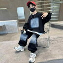 セットアップ 男の子 おしゃれ カジュアル トレーナー 春秋 ボーイ 秋 セット トレンディ