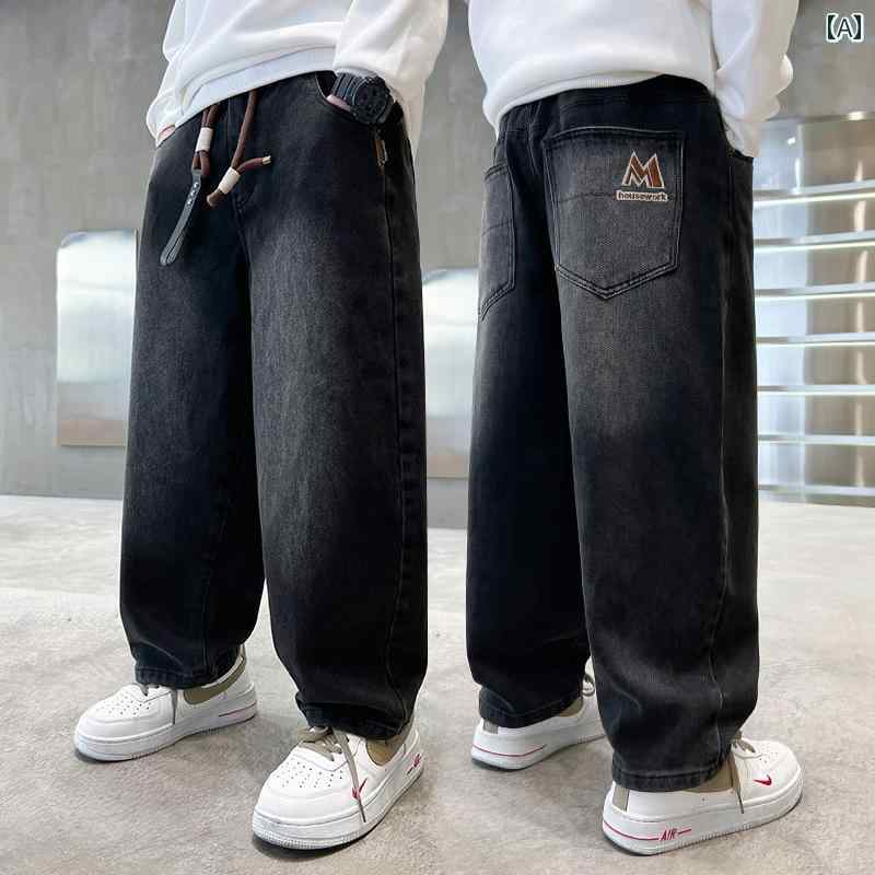 子供服 男の子ズボン キッズ ファッション カジュアル パンツ おしゃれ 春秋 ジーンズ 秋