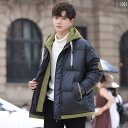 キッズ ファッション 男の子 トップス カジュアル おしゃれ 冬 13歳 ティーンエイジャー フェイク セットアップ中綿 ジャケット 12歳 中学生 14歳中綿...