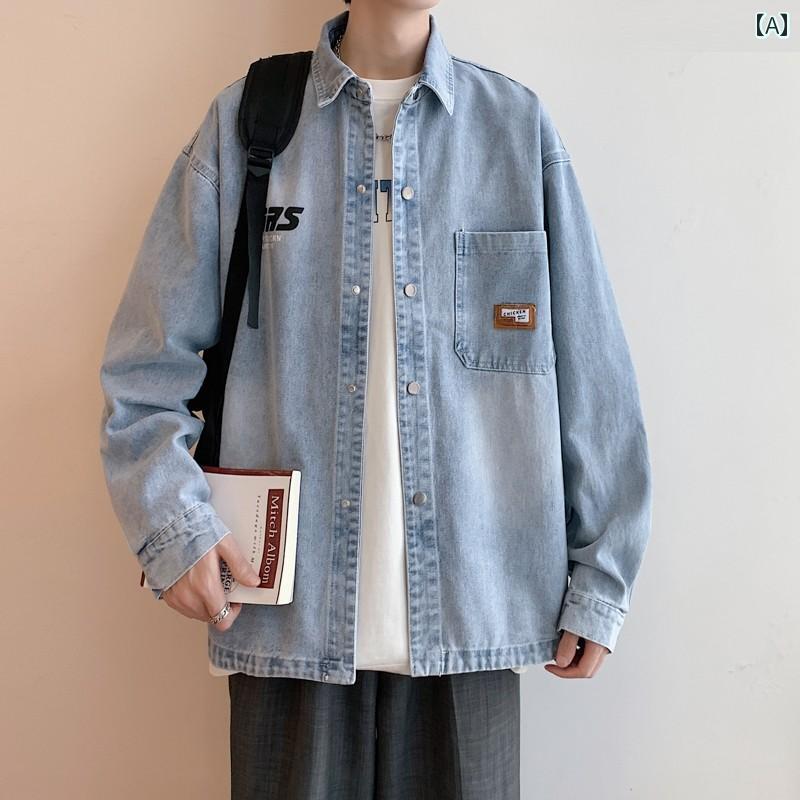 キッズ ファッション 男の子 トップス カジュアル おしゃれ 春秋 13歳 フェイク デニムジャケット 2 着 12歳 14歳 中学生 15歳 秋 ジャケット