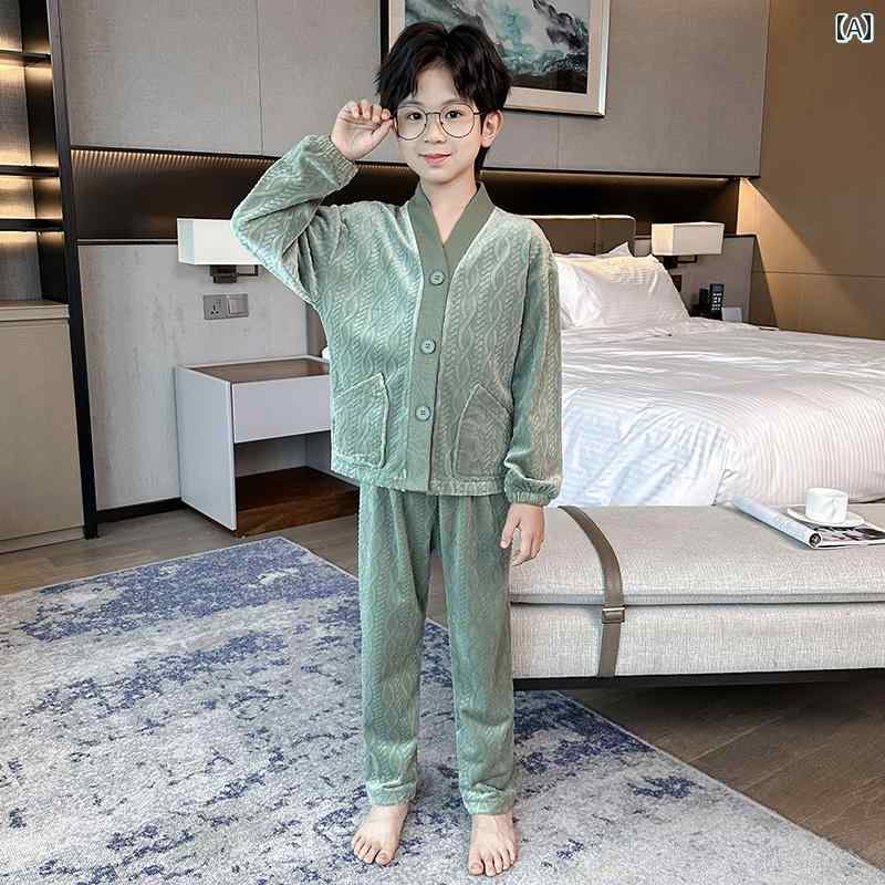 パジャマ 男の子 ルームウェア 子供 キッズ 春秋 長袖 秋 ホーム