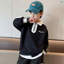 セットアップ 男の子 おしゃれ カジュアル キッズ スウェットシャツ 春秋 ストリート 秋 トップス