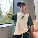 男の子 ファッション ボーイズ 子供 夏 おしゃれ カジュアル ボーイズ 半袖 Tシャツ トップス 思いやり シャツ ボーイズ トレンディ ストリート 半袖 Tシャツ