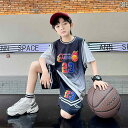 セットアップ 男の子 おしゃれ カジュアル 夏 スポーツ 薄手 涼しい 涼しい 速乾 バスケットボール ユニフォーム フェイク ジャージ