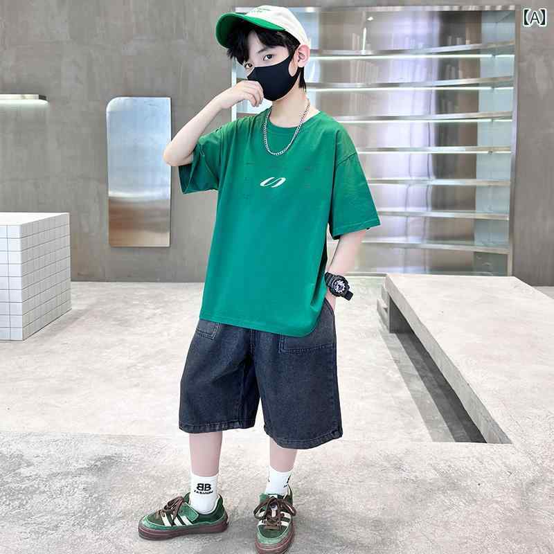 セットアップ 男の子 おしゃれ カジュアル 夏 ショート パンツ クール スポーツ 薄 ストリート