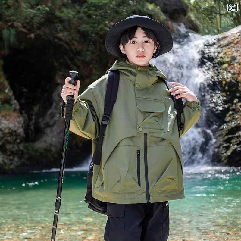 子供服 女の子 男の子 キッズ おしゃれ ファッション ジャケット スリーインワン 取り外し 可能 フリース トレンディ 防風 防水 ジャケット