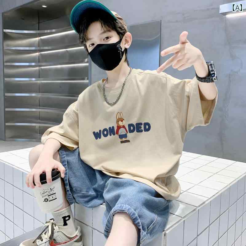 男の子 ファッション ボーイズ 子供 夏 おしゃれ カジュアル 半袖 Tシャツ 半袖 綿 おしゃれ 薄着