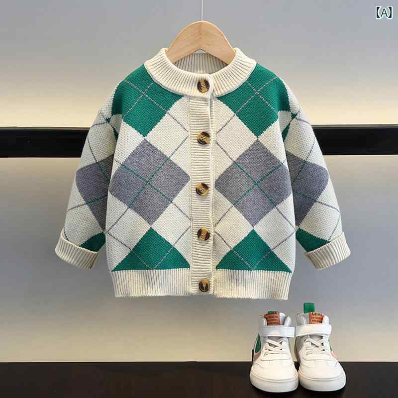 男の子 トップス カジュアル おしゃれ セーター ジャケット ベビー 春 トレンディ 春秋 カーディガン