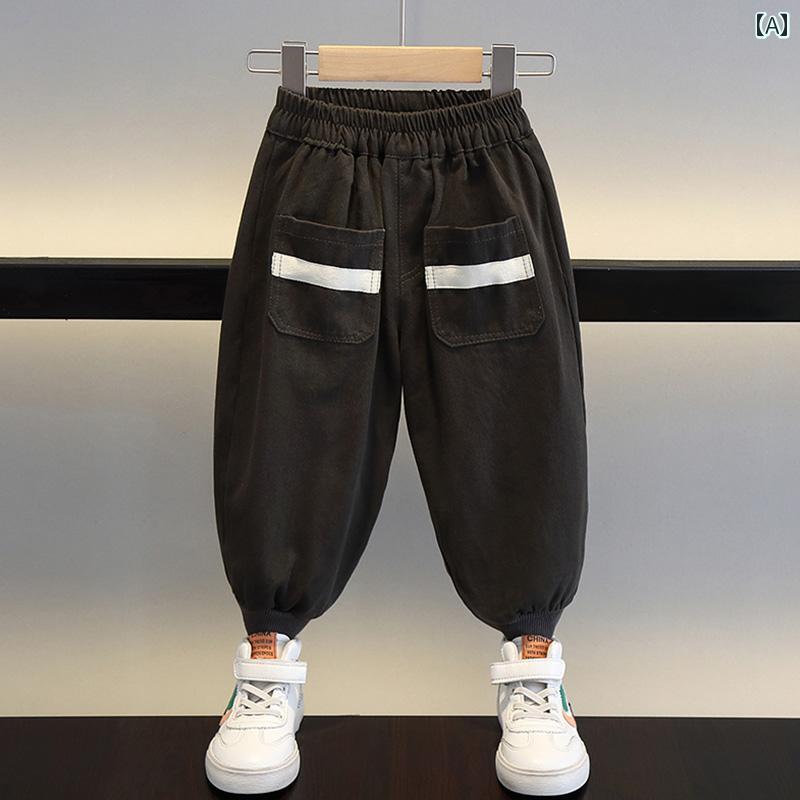 子供服 男の子ズボン キッズ ファッション カジュアル パンツ おしゃれ 秋 ベビー 春秋 ゆったり