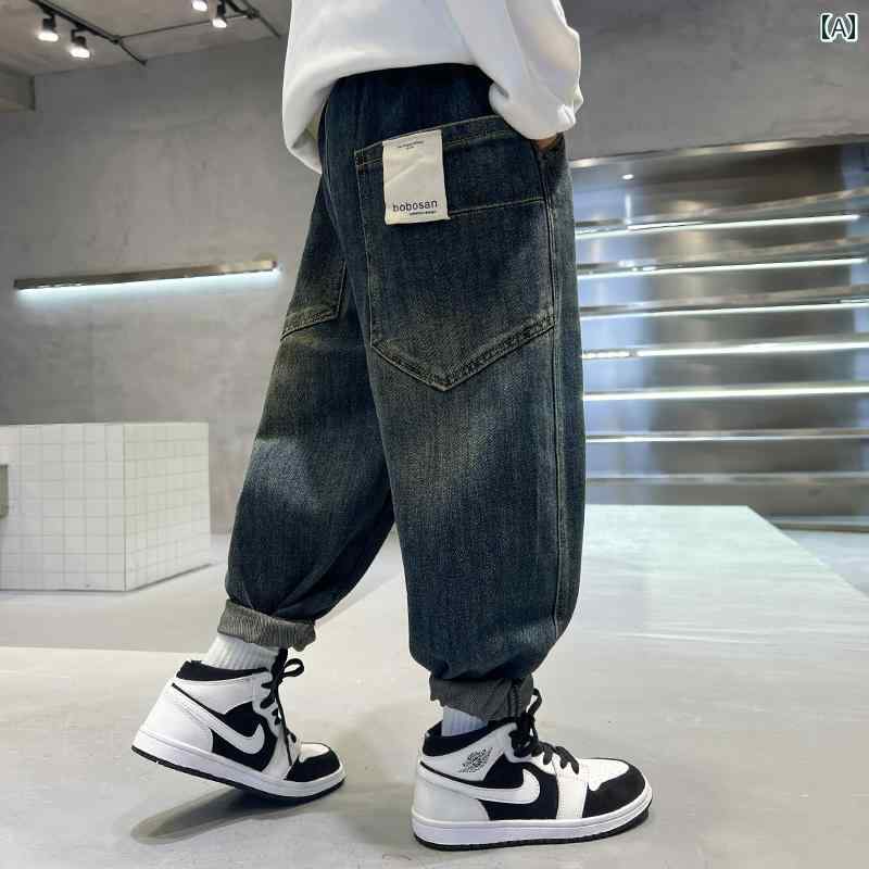 子供服 男の子ズボン キッズ ファッション カジュアル パンツ おしゃれ 春秋 ジーンズ