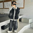 セットアップ 男の子 おしゃれ カジュアル キッズ 秋 初秋 ベスト シャツ 3点セット 春秋