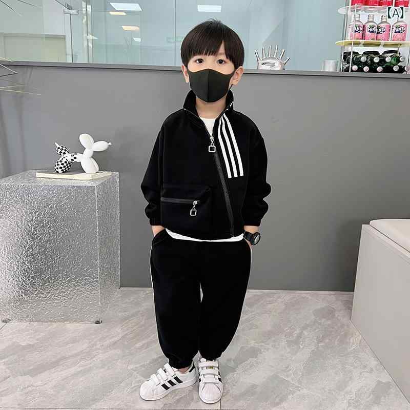 セットアップ 男の子 おしゃれ カジュアル 秋 小さめ 春秋 2点 セット トレンディ