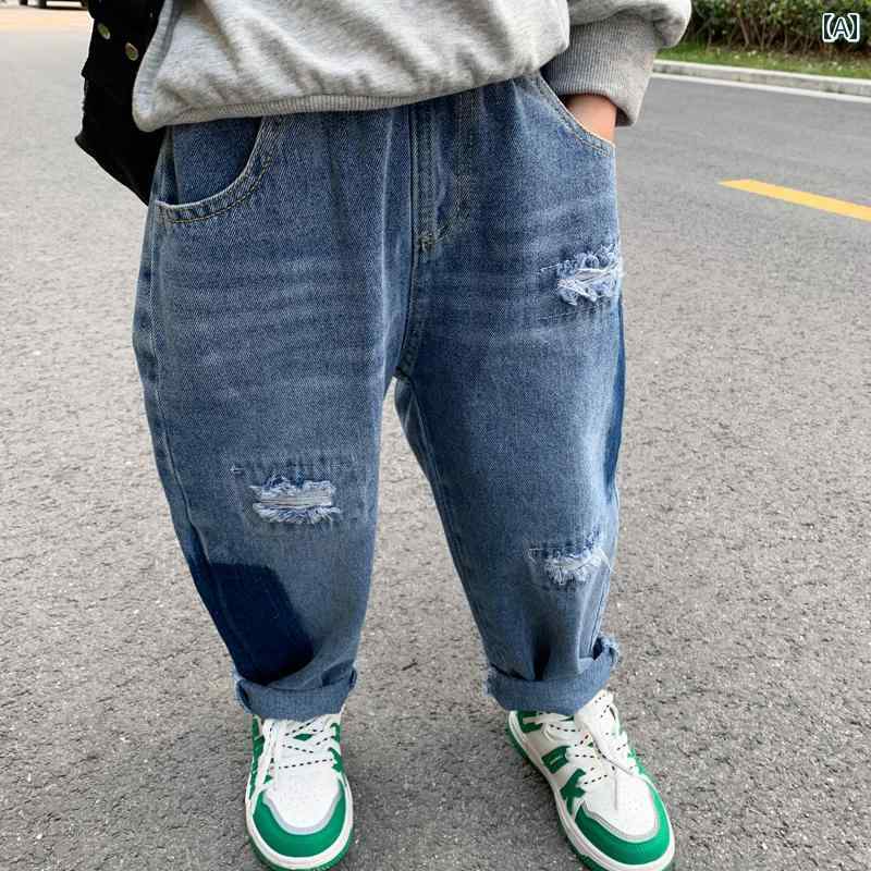 子供服 男の子ズボン キッズ ファッション カジュアル パンツ おしゃれ 春秋 明るい スタイリッシュ 韓..