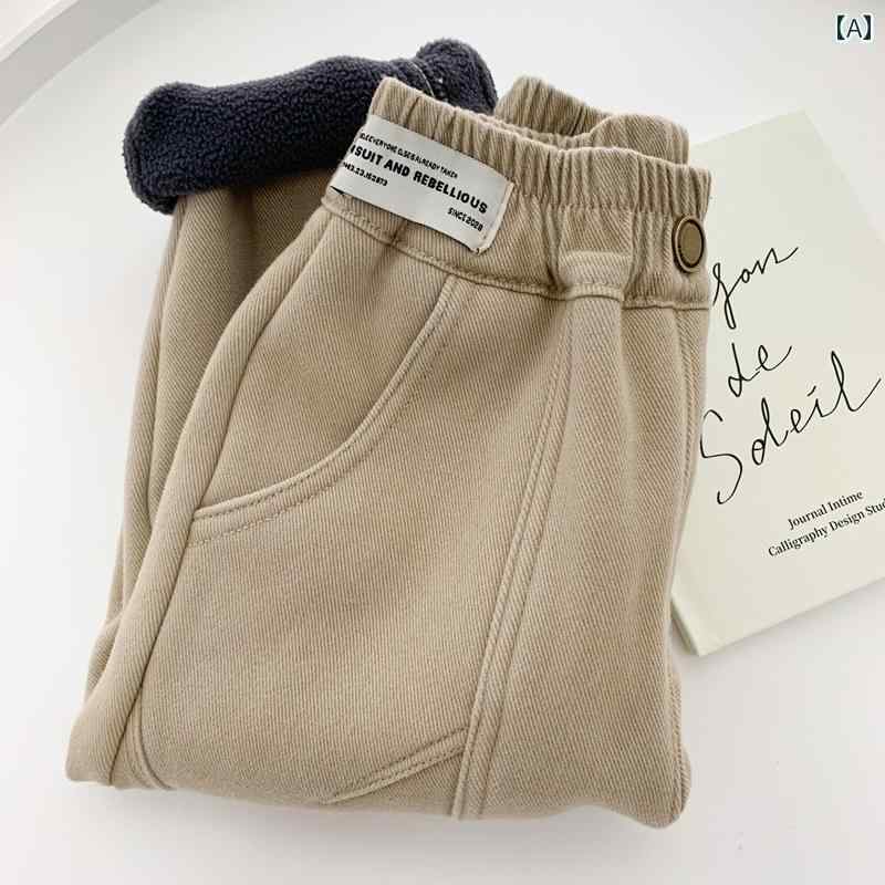 子供服 男の子ズボン キッズ ファッション カジュアル パンツ おしゃれ 起毛 スタイリッシュ ソフトストレッチ 冬 オールインワン 起毛 韓国 綿