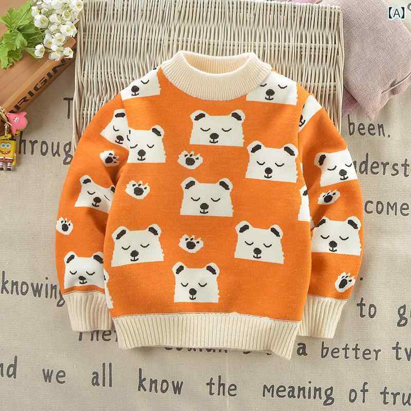 男の子 トップス カジュアル おしゃれ 起毛 セーター 秋冬服 ニット セーター 厚手 ワンピース 起毛 ベビー セーター 冬 暖かい ベース レイヤー セーター