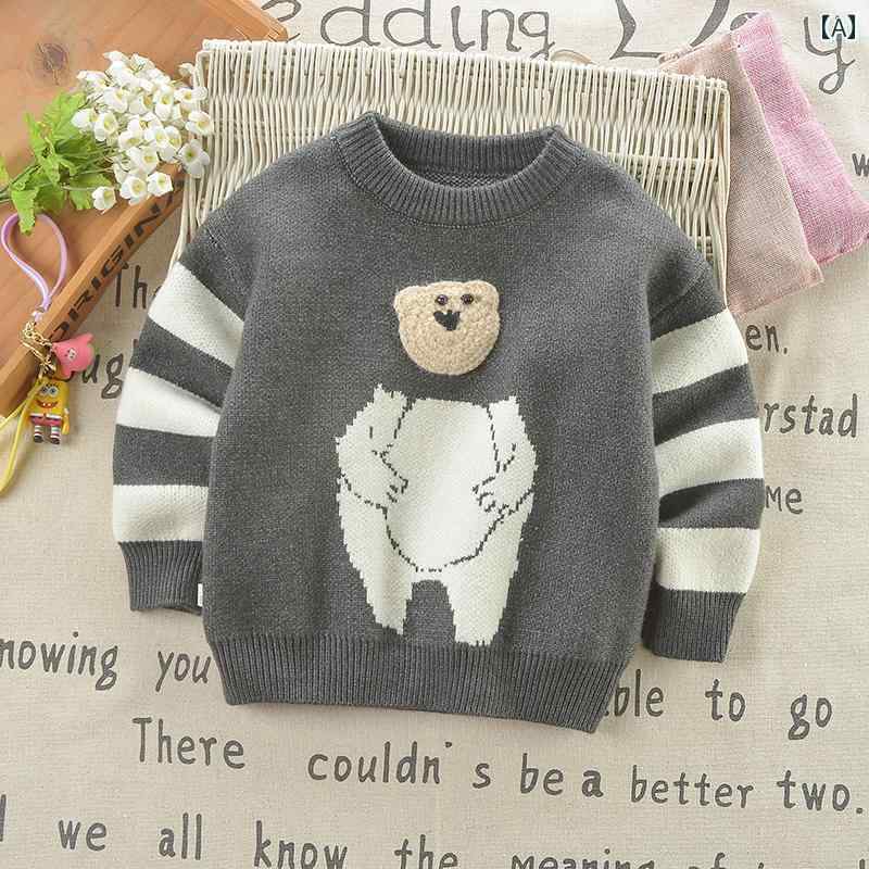 男の子 トップス カジュアル おしゃれ セーター 秋冬 セーター ベビー 厚手 ニット セーター 冬