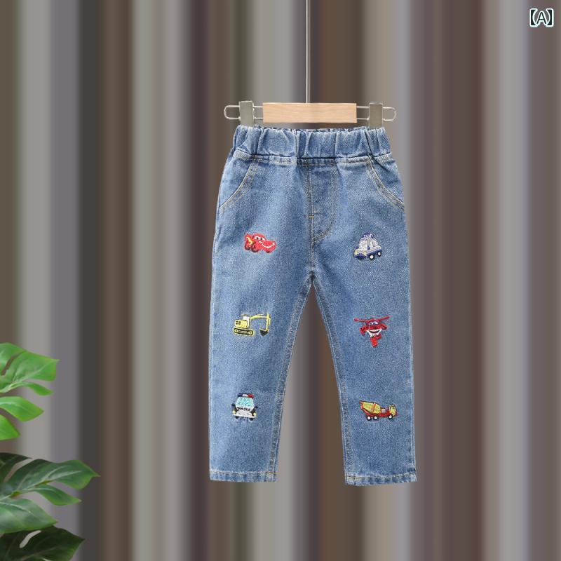 子供服 男の子ズボン キッズ ファッション カジュアル パンツ おしゃれ ジーンズ ベビー 春秋服 ベビー