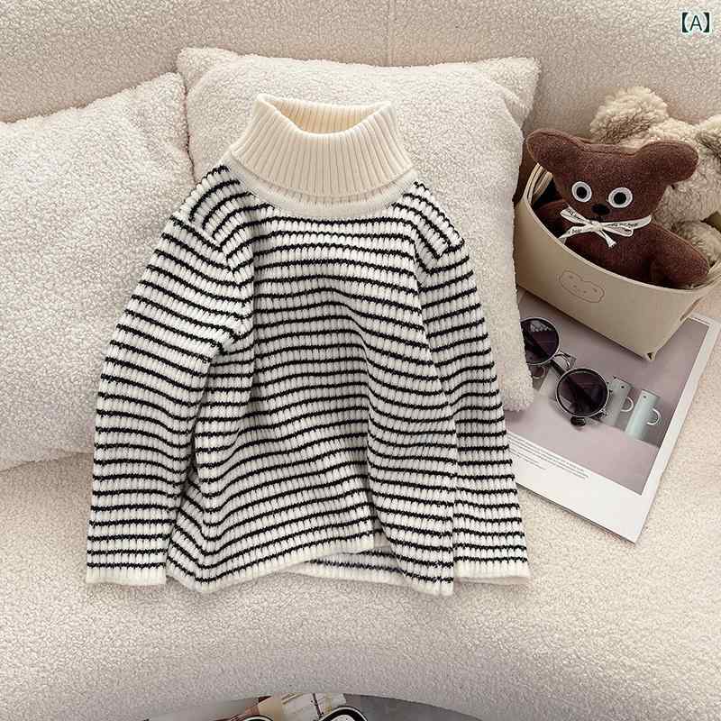 男の子 トップス カジュアル おしゃれ タートルネックセーター 秋冬 オールインワン 起毛 ニット ボトム セーター 起毛 厚手 インナー ベビー セーター