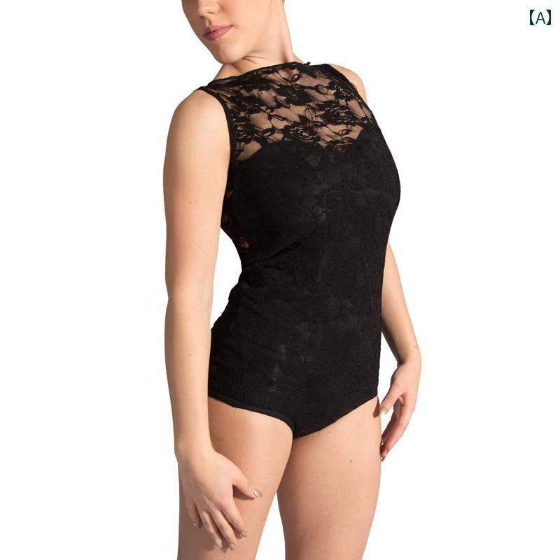 フィギュア スケート トレーニング 練習着 女子 女子 大人 服 服 ワンピース トップスス ノースリーブ レース