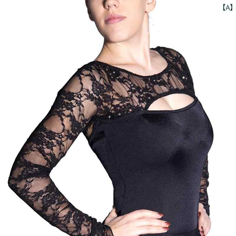 フィギュア スケート トレーニング 練習着 女子 女子 大人 服 服 ワンピース トップスス 長袖 レース