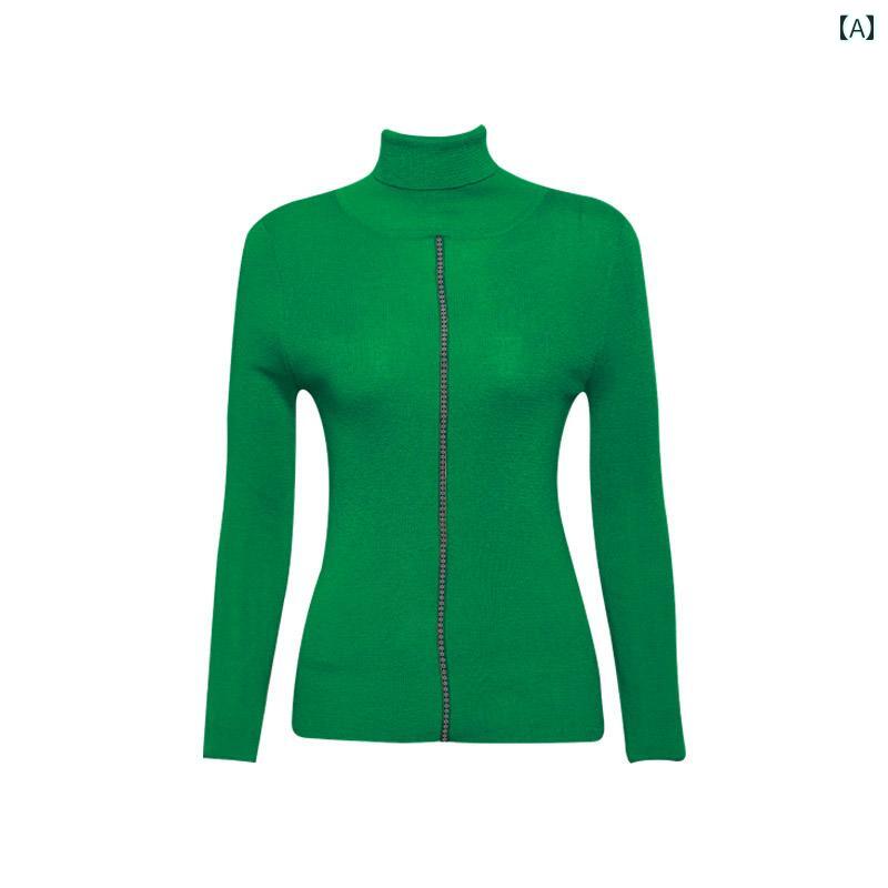 レディース ファッション エスニック 中国 刺繍 ウェビング ハイ ラウンドネック シャツ