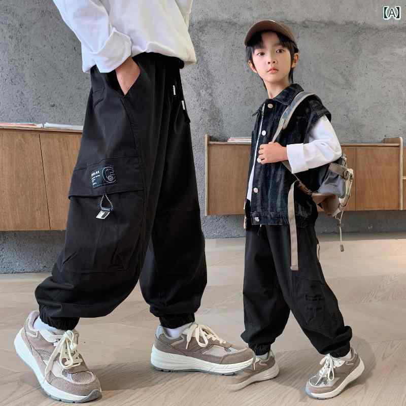子供服 男の子ズボン キッズ ファッション カジュアル パンツ おしゃれ 春秋 ボーイズ 新 秋 ボーイズ トレンディ