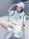 セットアップ 男の子 おしゃれ カジュアル 夏 ボーイズ スポーツ 速乾 バスケットボール ジャージ
