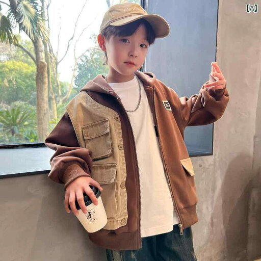 アウター 男の子 冬 おしゃれ カジュアル キッズ コート 秋 フード ジャケット 秋 トップス 春秋に クール トレンディ アウター 男の子 冬 おしゃれ カジュアル キッズ コート 秋 フード ジャケット 秋 トップス 春秋に クール トレンディ