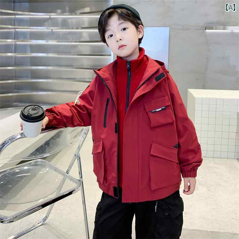 男の子 ファッション キッズ 子供 おしゃれ カジュアル 秋 ジャケット 春秋 ジャケット スリーインワン..