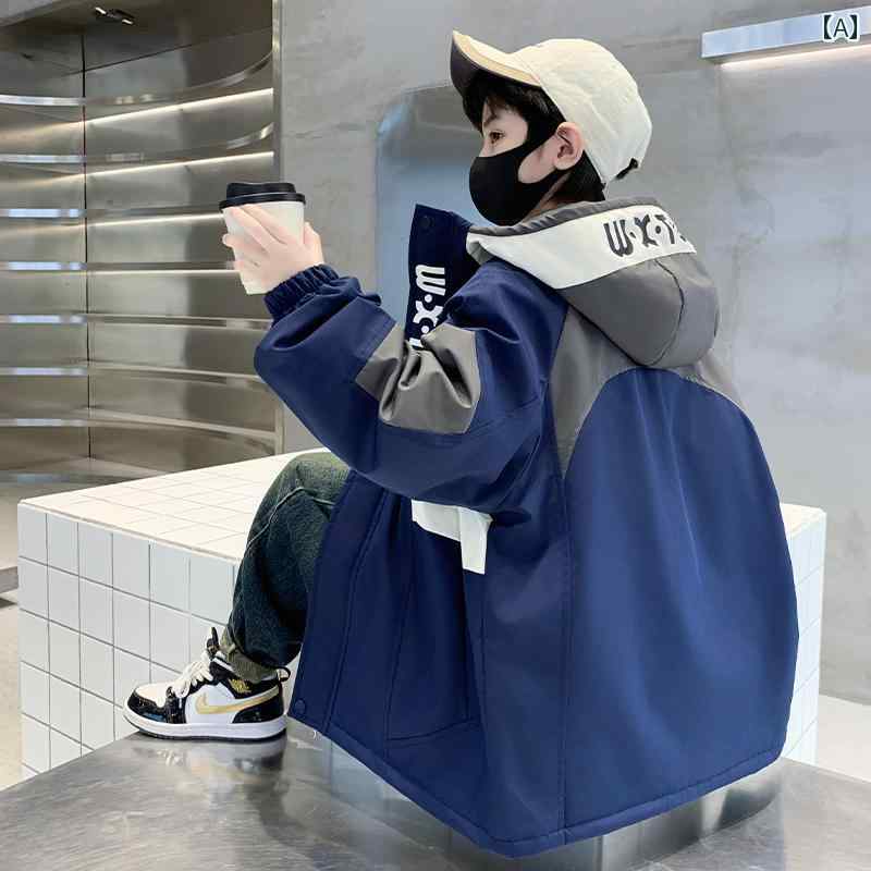 男の子 ファッション キッズ 子供 おしゃれ カジュアル 秋 ジャケット スリーインワン 取り外し 可能 春秋