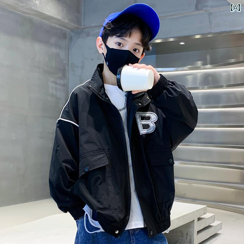男の子 ファッション キッズ 子供 おしゃれ カジュアル ジャケット 秋服 春秋 ストリート 秋 トレンド