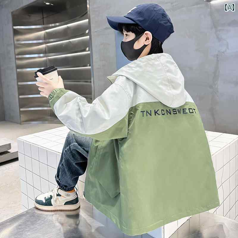 男の子 ファッション キッズ 子供 おしゃれ カジュアル 春秋 ジャケット 秋 フード トップス