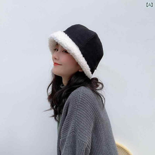 レディース 韓国 子羊 起毛 顔 小さめ 帽子 秋冬 レトロ バケット ハット 大きめ 頭囲 暖かい 帽子 レディース 韓国 子羊 起毛 顔 小さめ 帽子 秋冬 レトロ バケット ハット 大きめ 頭囲 暖かい 帽子