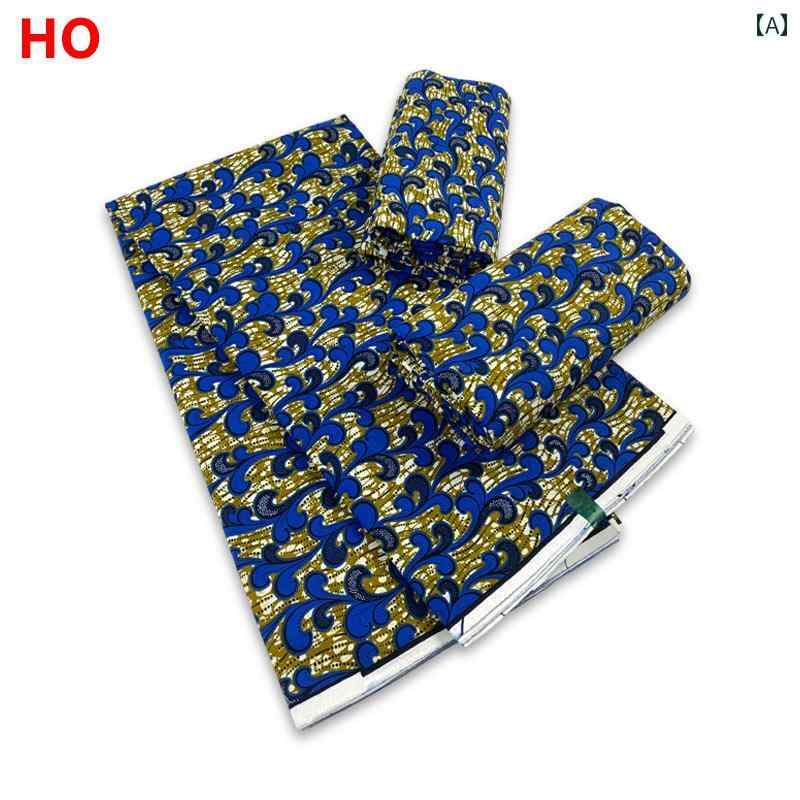 生地 布 テキ アフリカン ダッチ ワックス ワックス ブルー オレンジ アフリカ ワックス