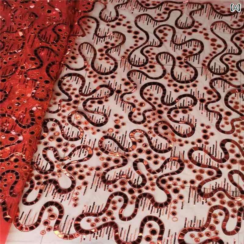 レース 生地 レーザー ファンタジー スパンコール キラキラ キラキラ キラキラスパンコール キラキラ キラキラ キラキラ ビーズ チューブ 刺繍 スパンコール キラキラ キラキラ キラキラ 刺繍 ウェディングドレス チャイナ ドレス