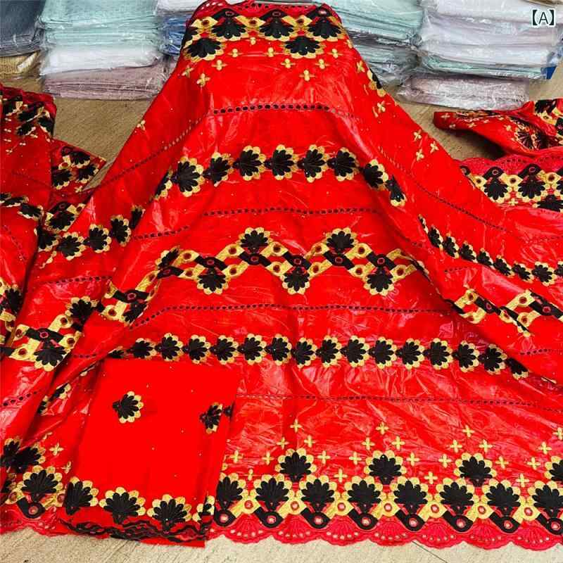 生地 布 テキ バザン ドレス ドレス 綿 全体 アフリカ バザン 綿